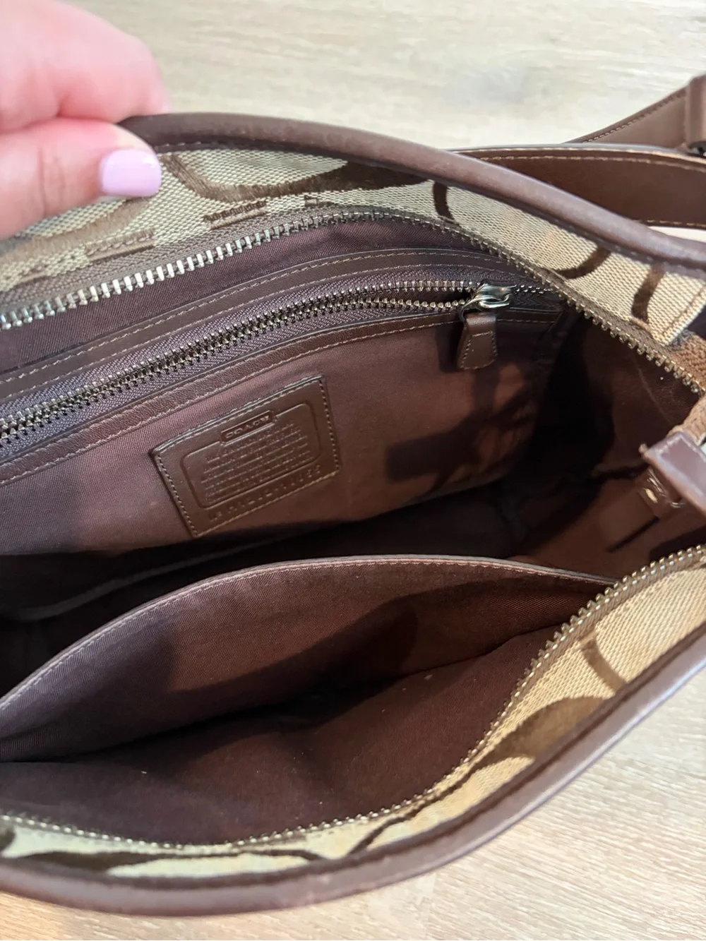 Coach Signature Canvas Crossbody Bag